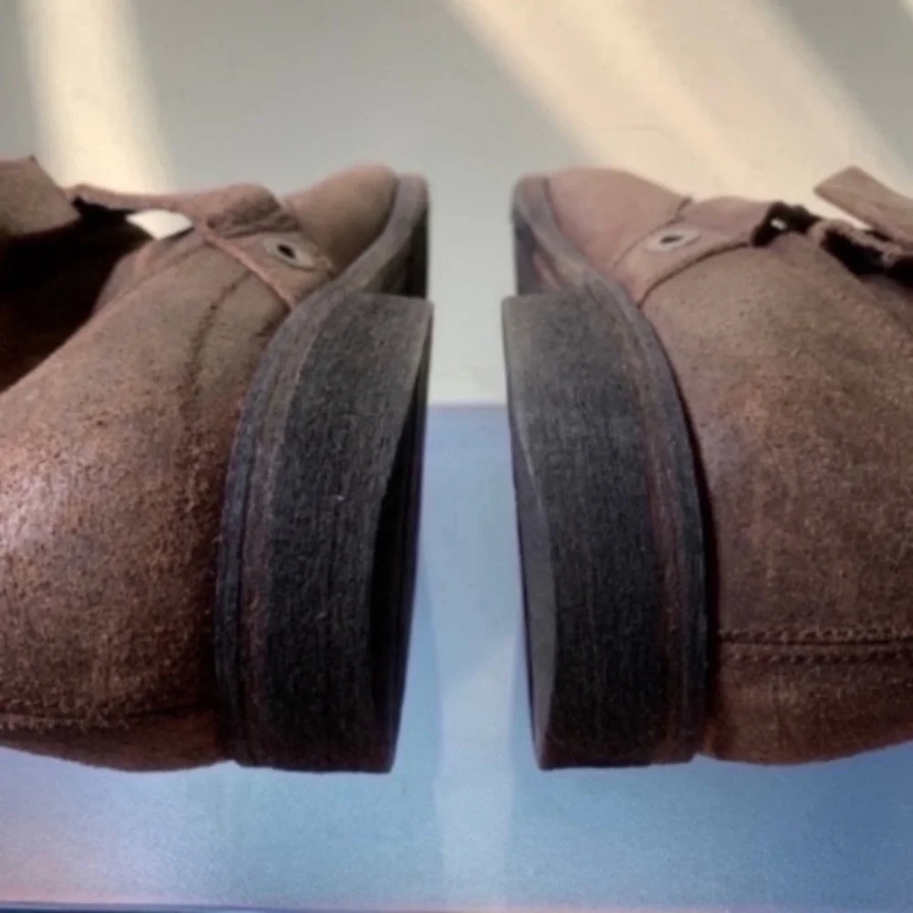 Rare Denmark 🇩🇰 Royal Republiq Distressed Ankle Buckle Boots - Picture 12 of 16